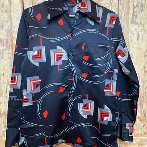 Vintage 1970’s Geometric Disco Shirt